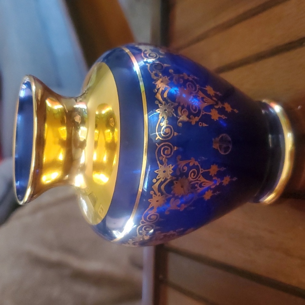 FERRO & LAZZARINI Cobalt Blue Vase
